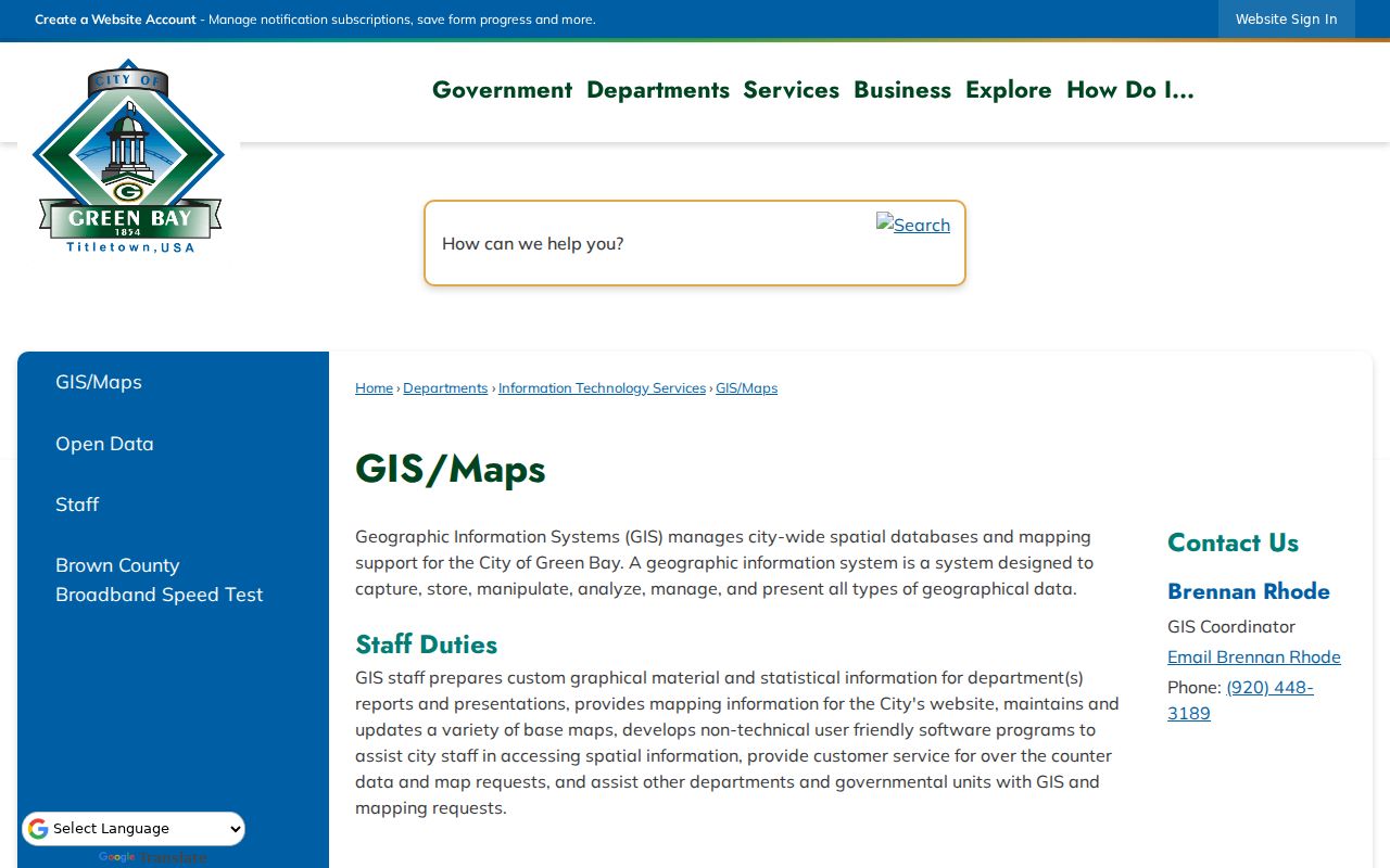 Brown County residents directory map resources